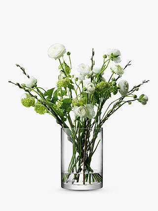 LSA International Column Vase/Lantern, H24cm, Clear