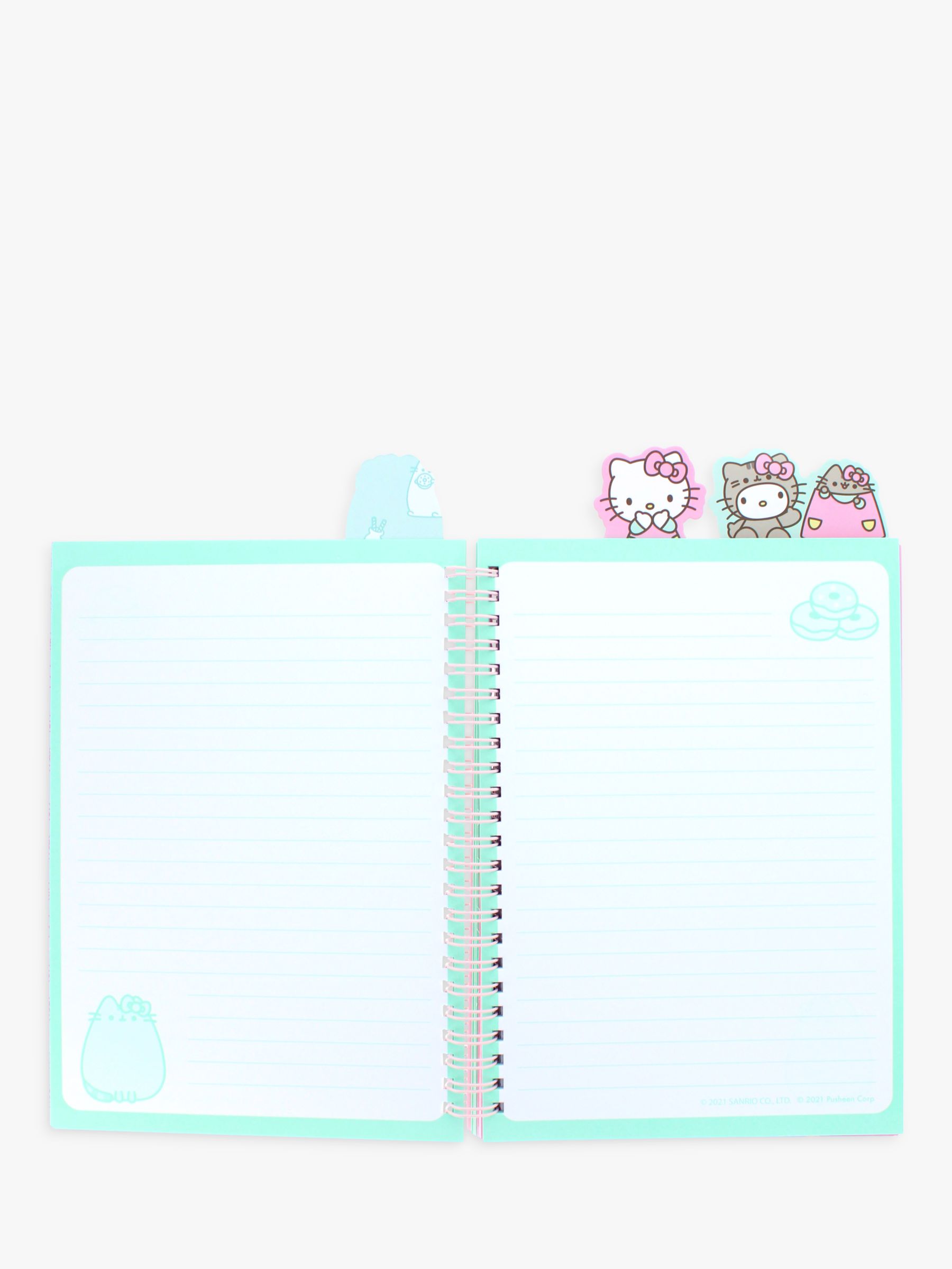 hello kitty x pusheen a5 project notebook