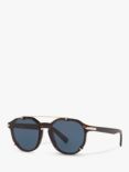 Dior DiorBlackSuit RI Men's Round Sunglasses, Brown