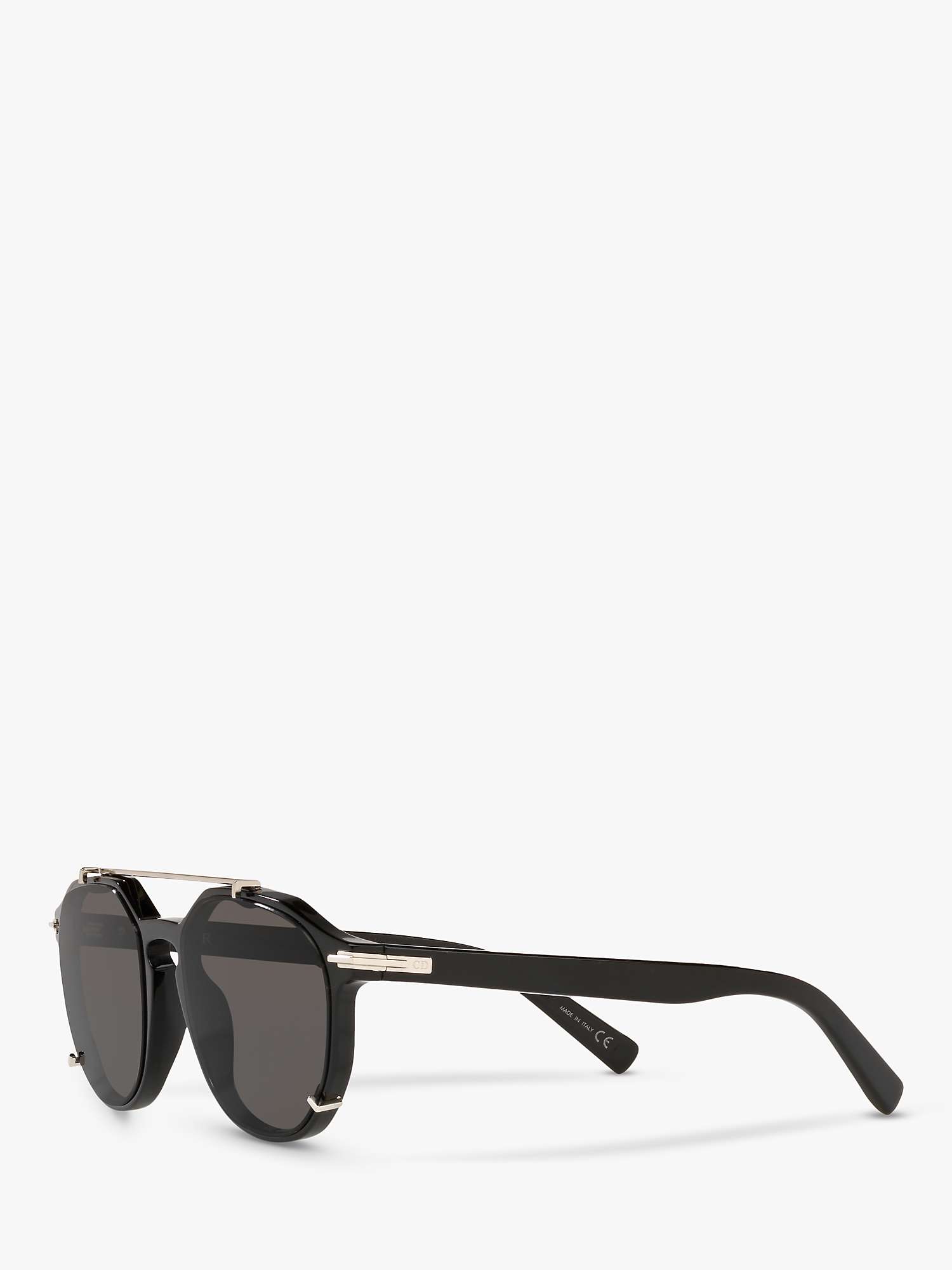 Buy DIOR DIORBlackSuit RI Men's Round Sunglasses Online at johnlewis.com