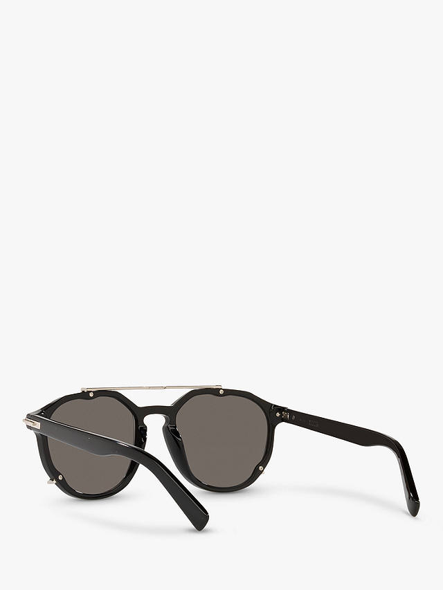DIOR DIORBlackSuit RI Men's Round Sunglasses, Black