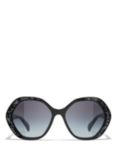 CHANEL Irregular Sunglasses CH5451 Shiny Black/Grey Gradient
