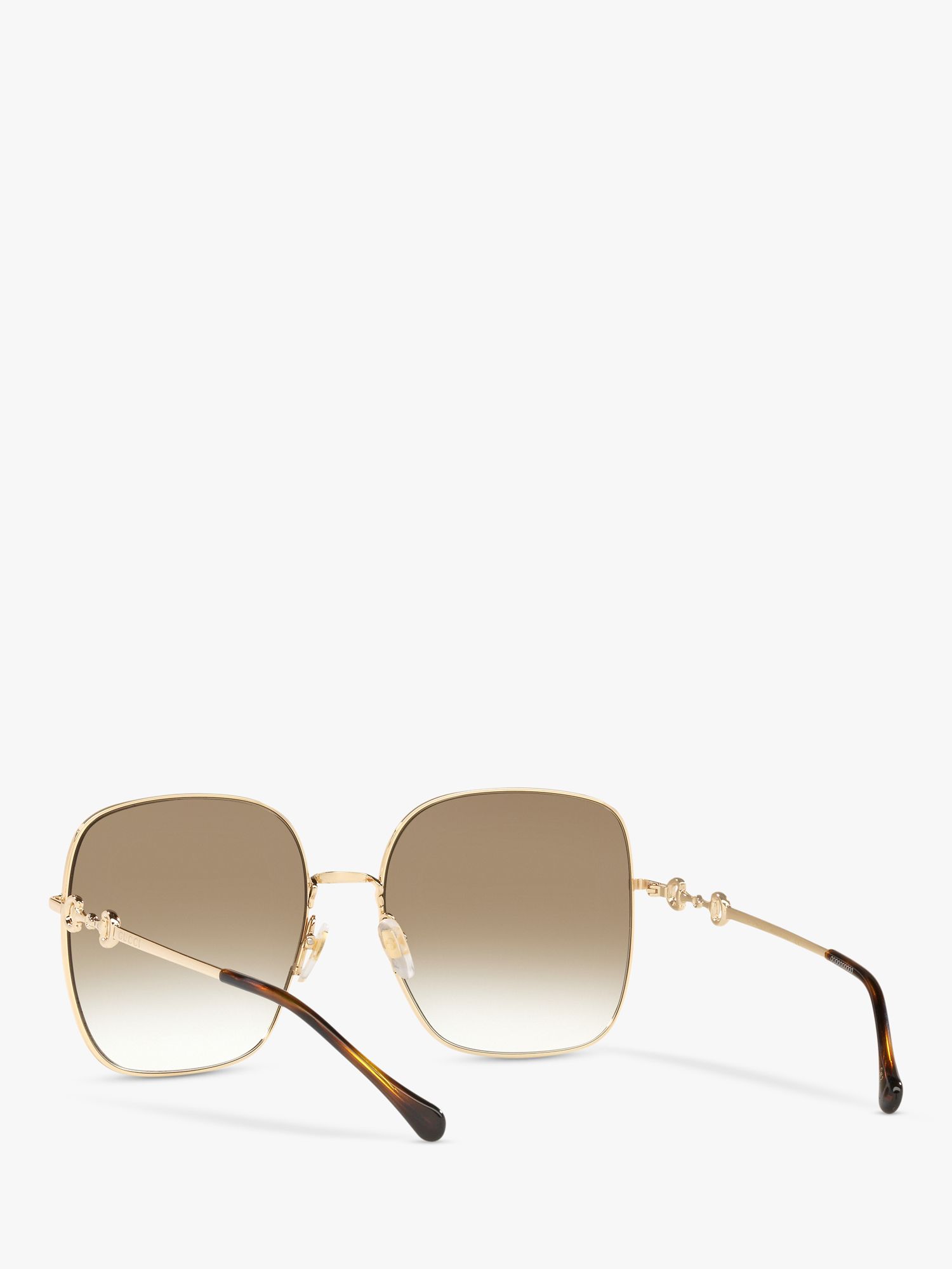 Gucci Square Sunglasses With Rainbow Glasses in Metallic