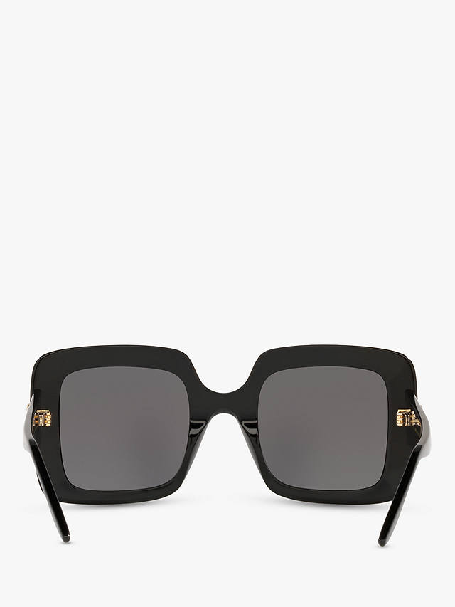 Gucci GG0896S Women's Square Sunglasses, Black/Grey