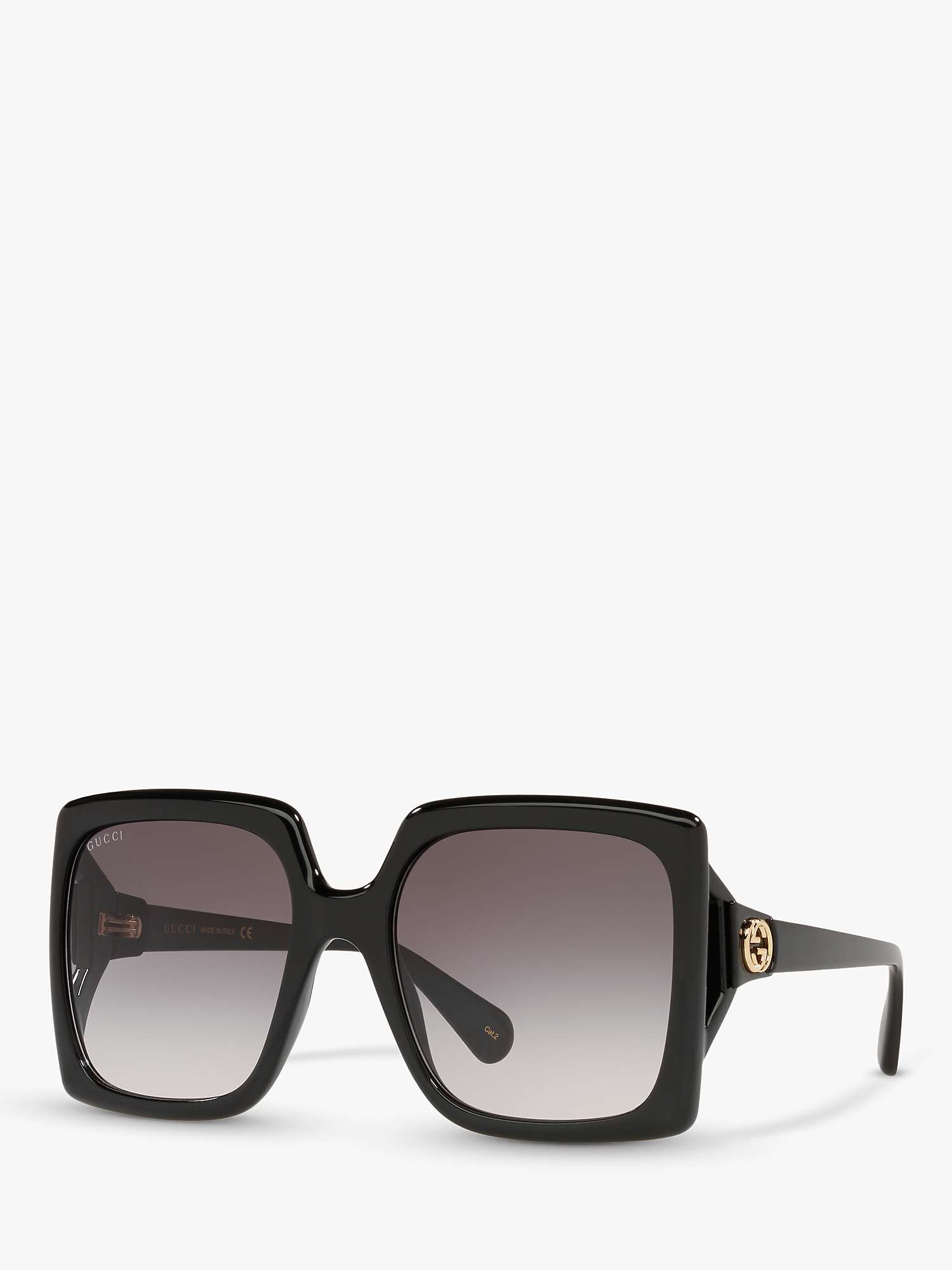 Buy Gucci GG0876S Women's Chunky Square Sunglasses Online at johnlewis.com