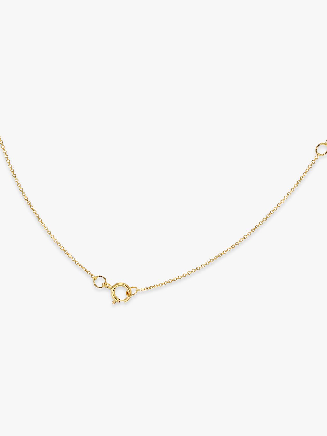 Buy IBB 9ct Yellow Gold Initial Necklace Online at johnlewis.com
