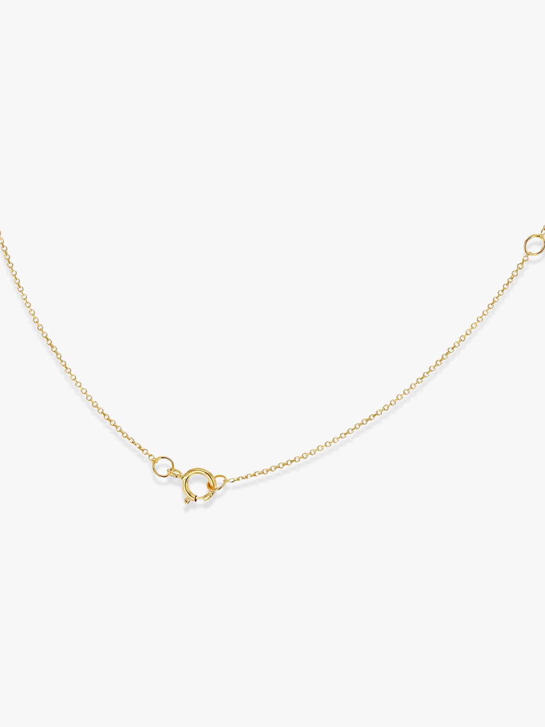 Buy IBB 9ct Yellow Gold Initial Necklace Online at johnlewis.com