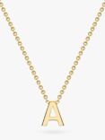IBB 9ct Yellow Gold Initial Necklace