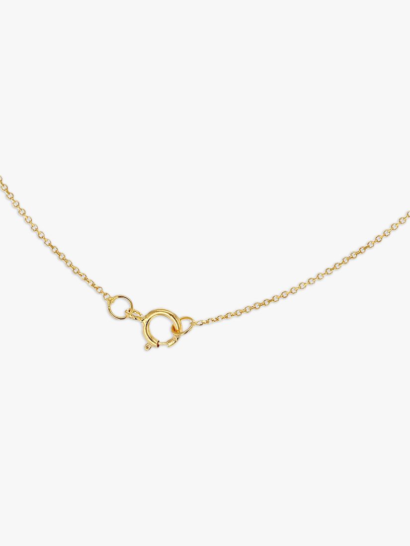 IBB 9ct Yellow Gold Initial Necklace, A