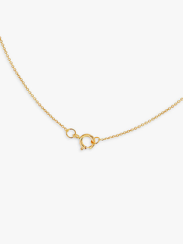 IBB 9ct Yellow Gold Initial Necklace, D
