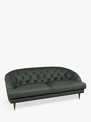 John Lewis + Swoon Radley Large 3 Seater Leather Sofa