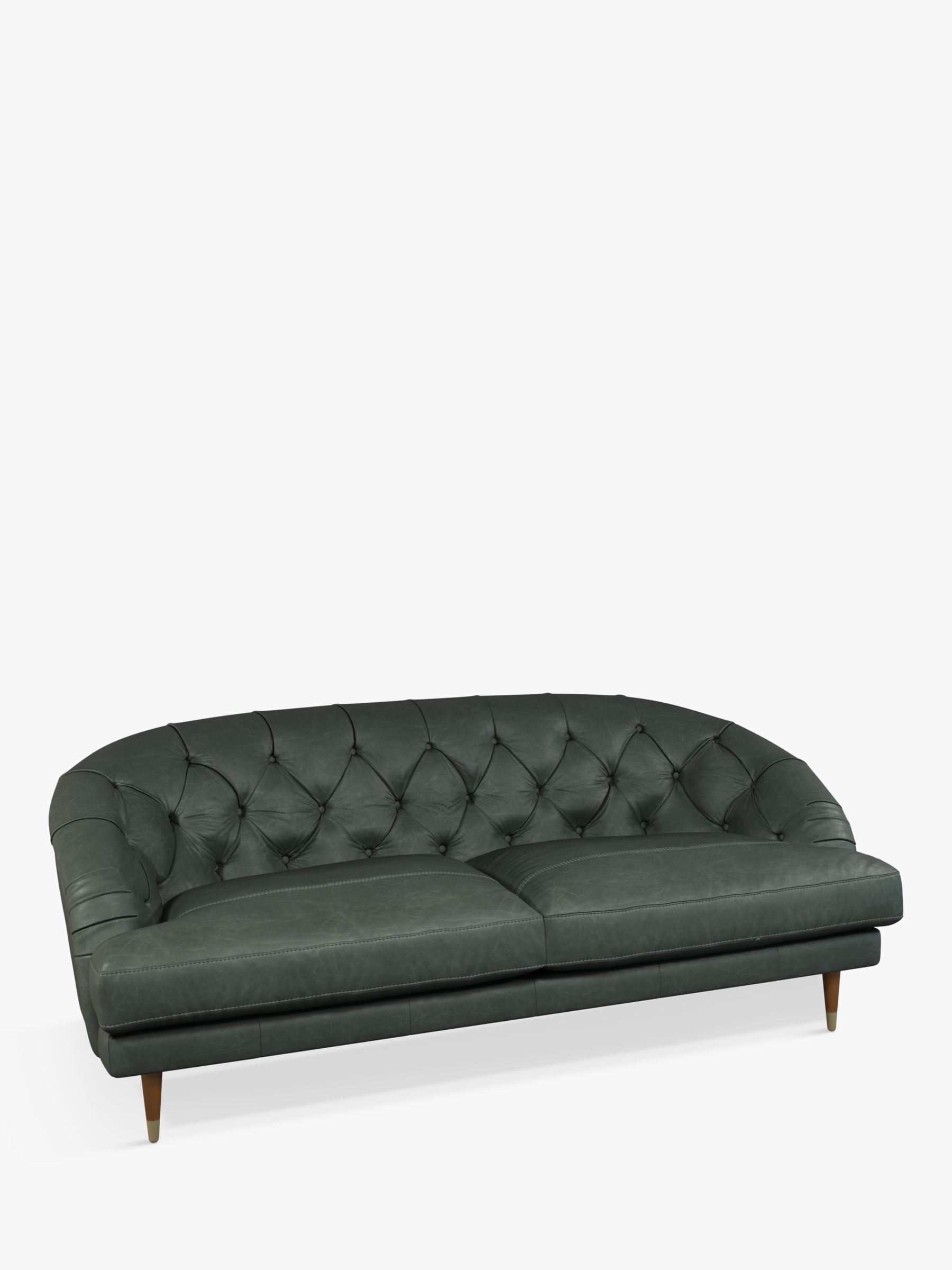 Photo of John lewis + swoon radley large 3 seater leather sofa