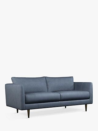 John Lewis + Swoon Latimer Medium 2 Seater Leather Sofa