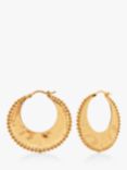 Monica Vinader Deia Beaded Hoop Earrings, Gold