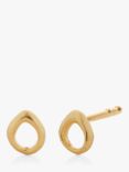 Monica Vinader Nura Reef Stud Earrings, Gold