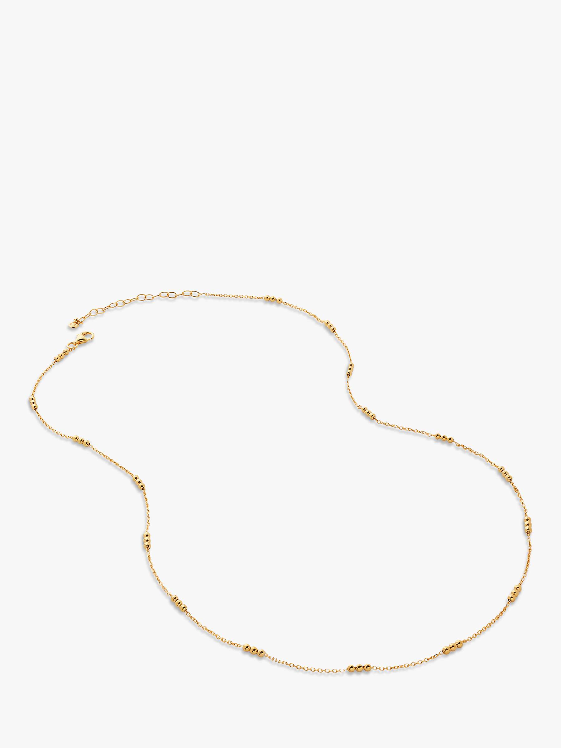 Buy Monica Vinader Triple Beaded Chain Necklace Online at johnlewis.com
