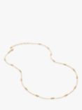 Monica Vinader Triple Beaded Chain Necklace