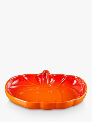 Le Creuset Stoneware Pumpkin Dish, 22cm, Orange