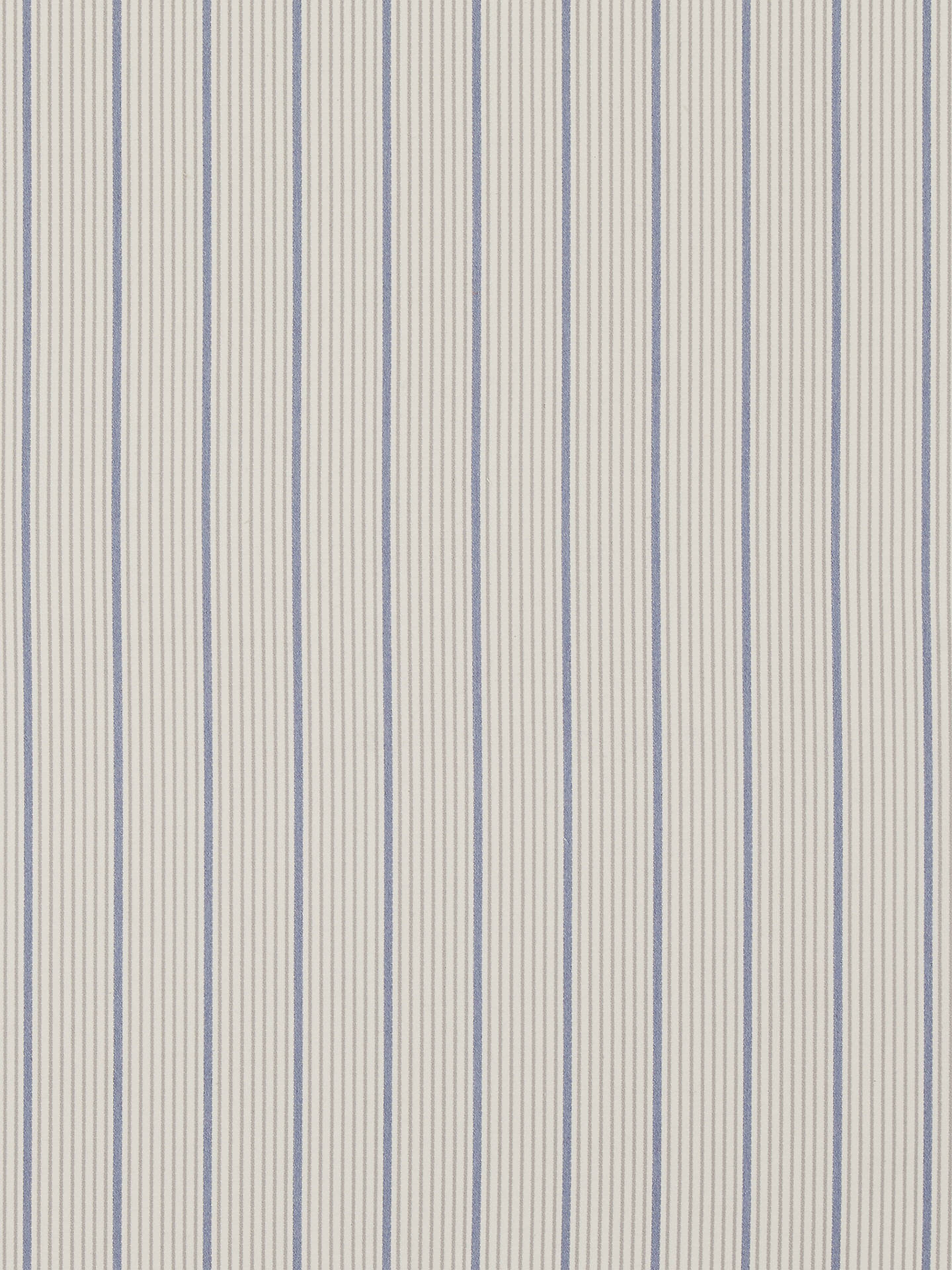 John Lewis Recycled Ticking Stripe Made to Measure Curtains, Thistle