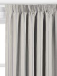 John Lewis Recycled Ticking Stripe Made to Measure Curtains or Roman Blind, Thistle
