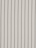 John Lewis Recycled Ticking Stripe Made to Measure Curtains or Roman Blind, Storm