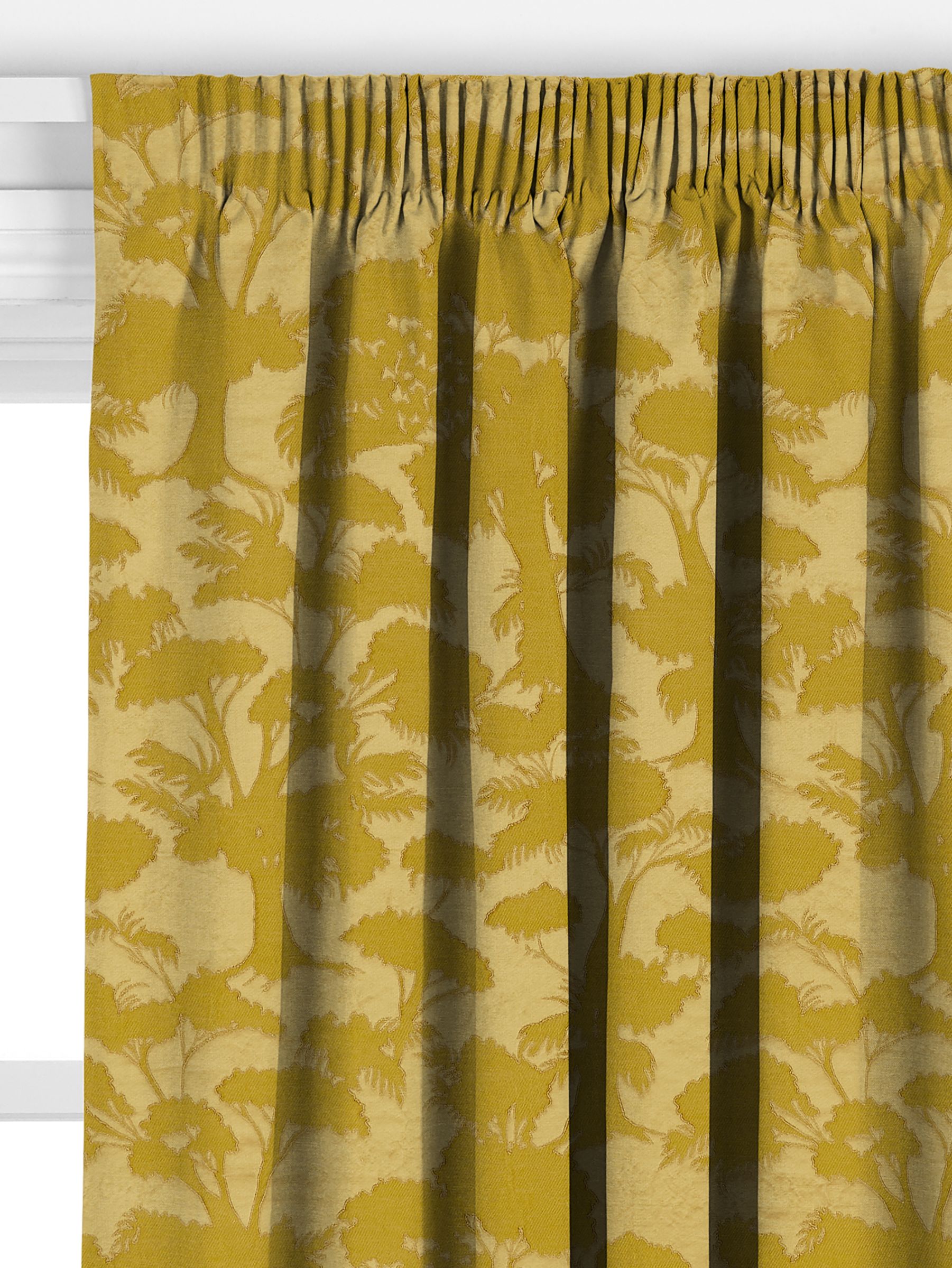 John Lewis Fougere Made to Measure Curtains, Gold