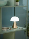 Lexon Mina L LED Colour Changing Indoor/Outdoor Portable Table Lamp, Large, Soft Gold