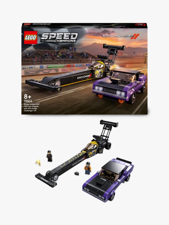 LEGO Speed Champions 76904 Mopar Dodge//SRT Top Fuel Dragster & 1970 Dodge  Challenger