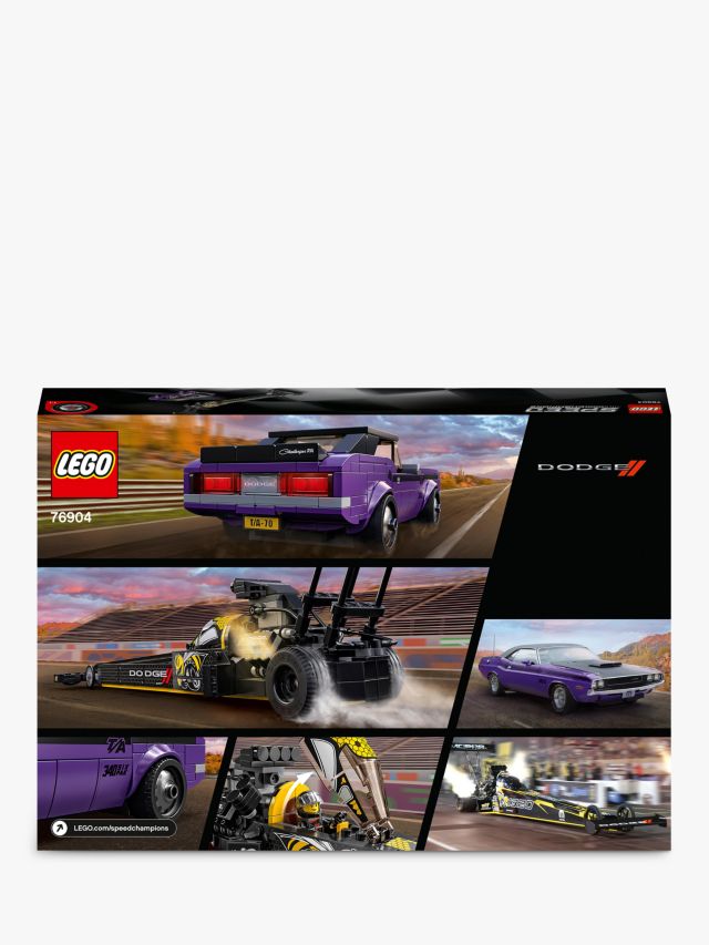 LEGO Speed Champions 76904 Dodge//SRT Challenger Fuel Mopar Dodge 1970 Dragster Top 
