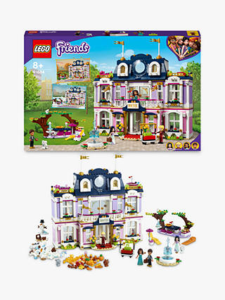 River and Amelia Mini-Dolls; New 2021 1,308 Pieces Stephanie LEGO Friends Heartlake City Grand Hotel 41684 Building Kit; Includes Emma 
