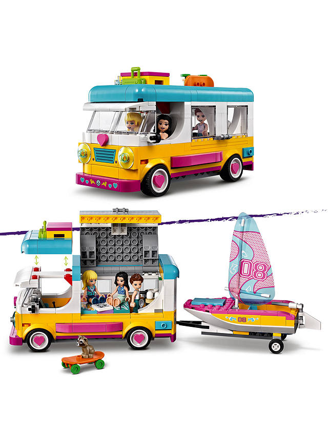 LEGO Friends 41681 Forest Camper Van and Sailboat