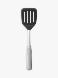 OXO Stainless Steel Slotted Turner with Flexible Silicone Head
