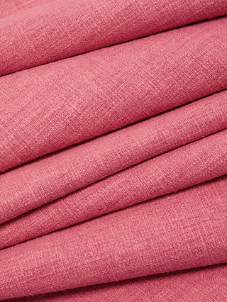 John Lewis & Partners Cotton Blend Furnishing Fabric, Cranberry