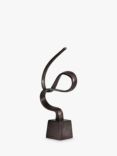 Libra Interiors Abstract Metal Wellness Sculpture, H51cm, Bronze