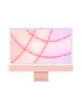 2021 Apple iMac 24 All-in-One, M1 Processor, 8GB RAM, 256GB SSD, 8‑Core GPU, 23.5” 4.5K, Pink