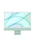 2021 Apple iMac 24 All-in-One, M1 Processor, 8GB RAM, 256GB SSD, 7‑Core GPU, 23.5” 4.5K, Green