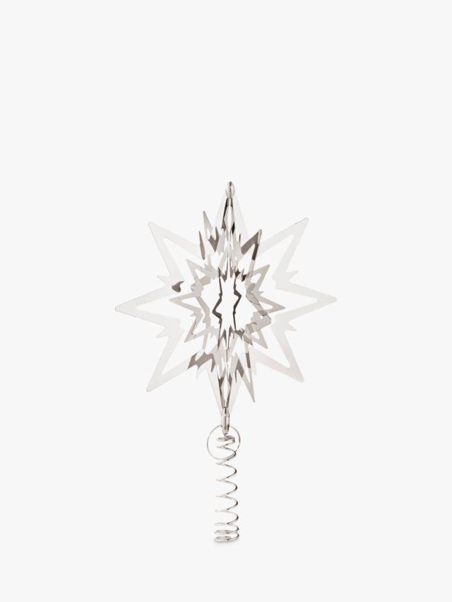 Georg Jensen Palladium-Plated Star Christmas Tree Top Decoration ...