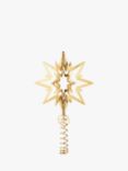 Georg Jensen Gold-Plated Star Christmas Tree Top Decoration, Small
