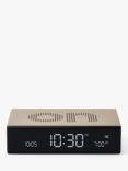 Lexon Flip Premium LCD Digital Alarm Clock, Gold