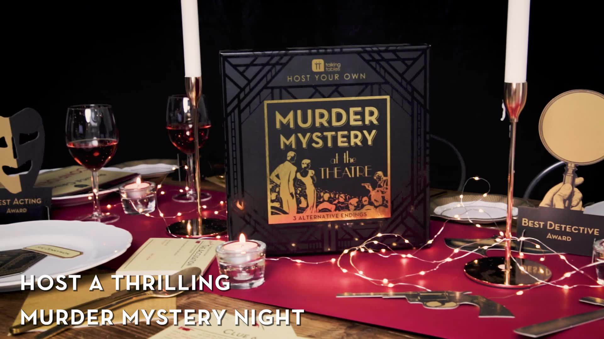 Talking Tables Murder Mystery Game