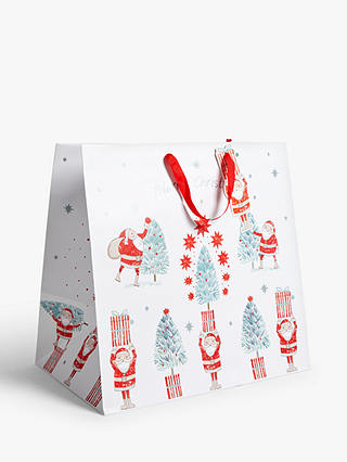 John Lewis Technicolour Supernature Santa Gift Bag, Extra Large