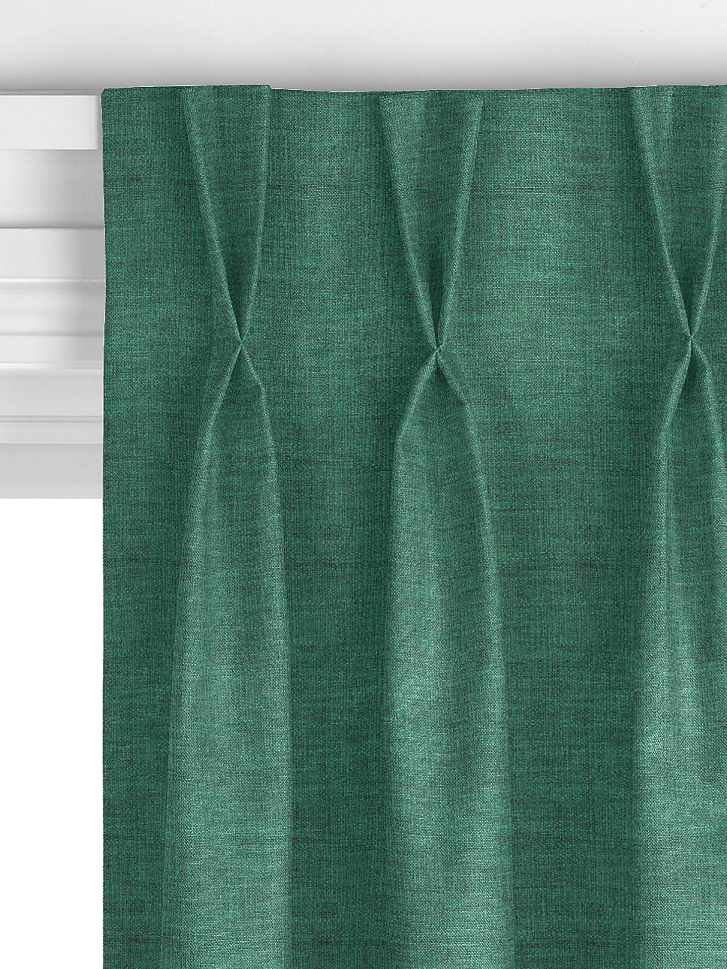 John Lewis Cotton Blend Made to Measure Curtains, Mallard
