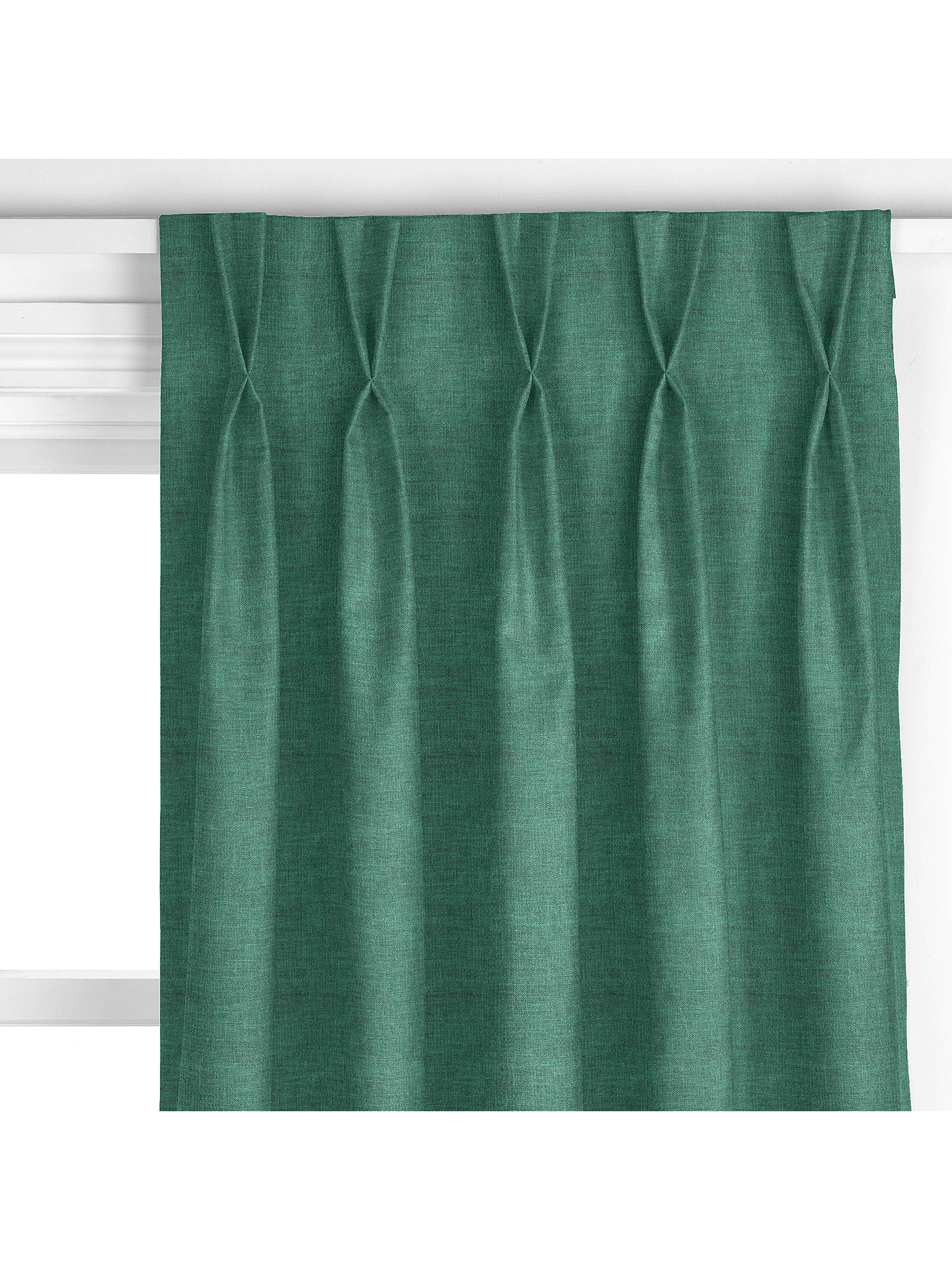 John Lewis Cotton Blend Made to Measure Curtains, Mallard
