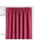 John Lewis Cotton Blend Made to Measure Curtains or Roman Blind, Raspberry