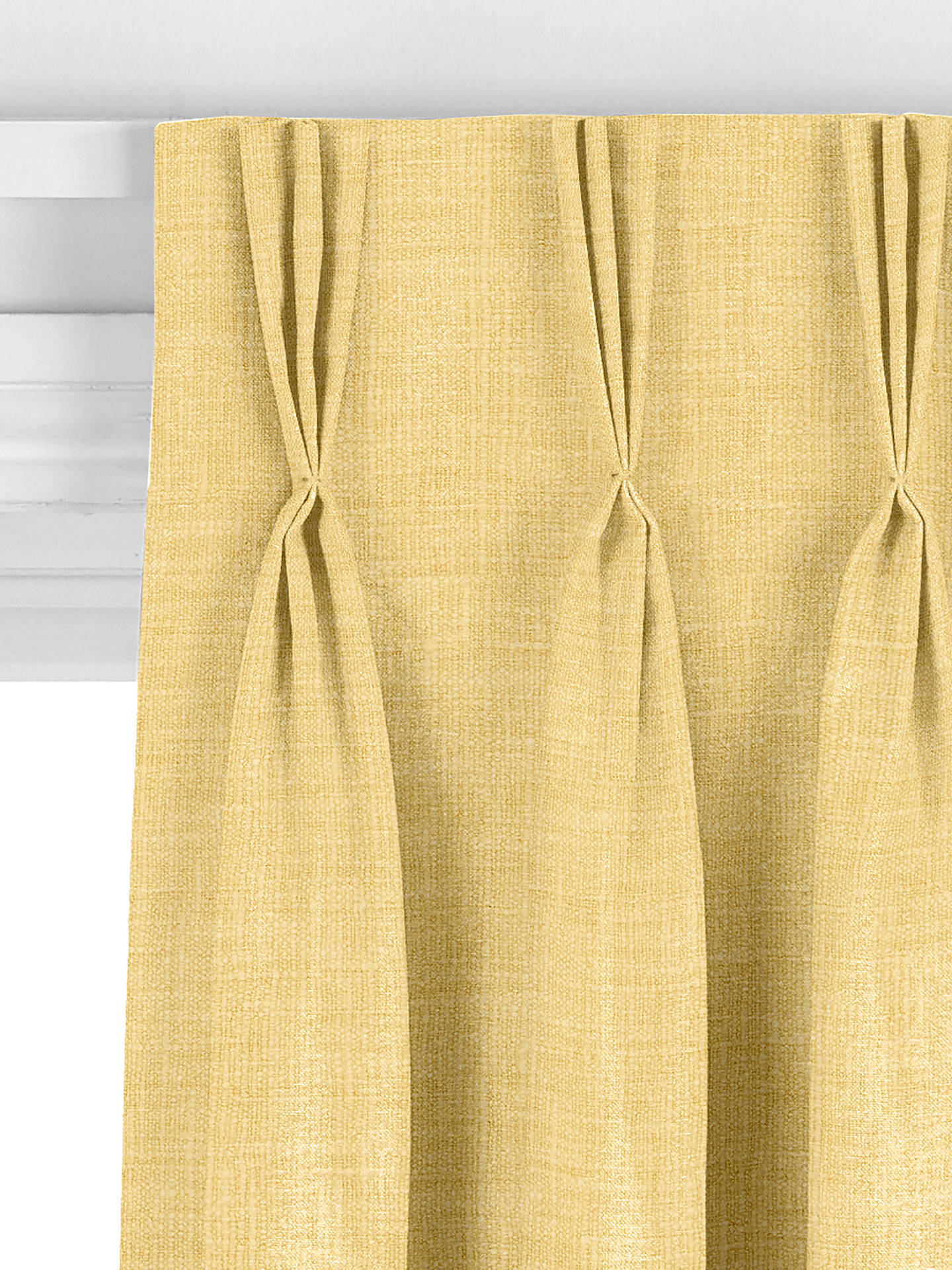 John Lewis Cotton Blend Made to Measure Curtains, Yellow