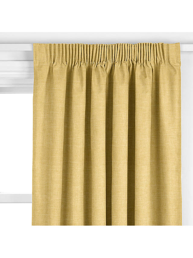 John Lewis Cotton Blend Made to Measure Curtains, Yellow