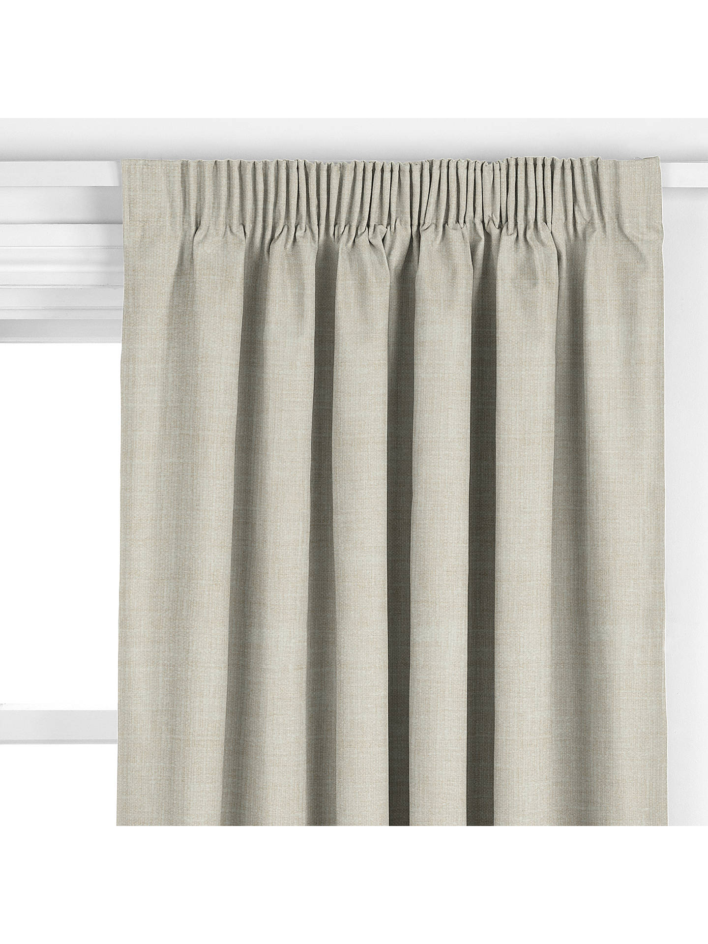 John Lewis Cotton Blend Made to Measure Curtains, Parchment