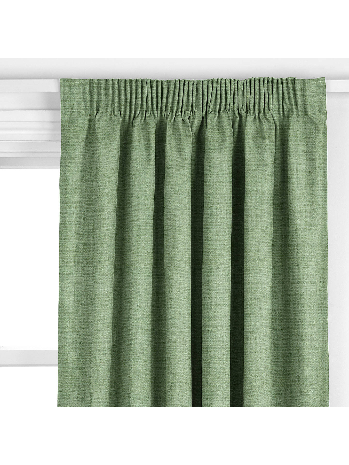 John Lewis Cotton Blend Made to Measure Curtains, Myrtle
