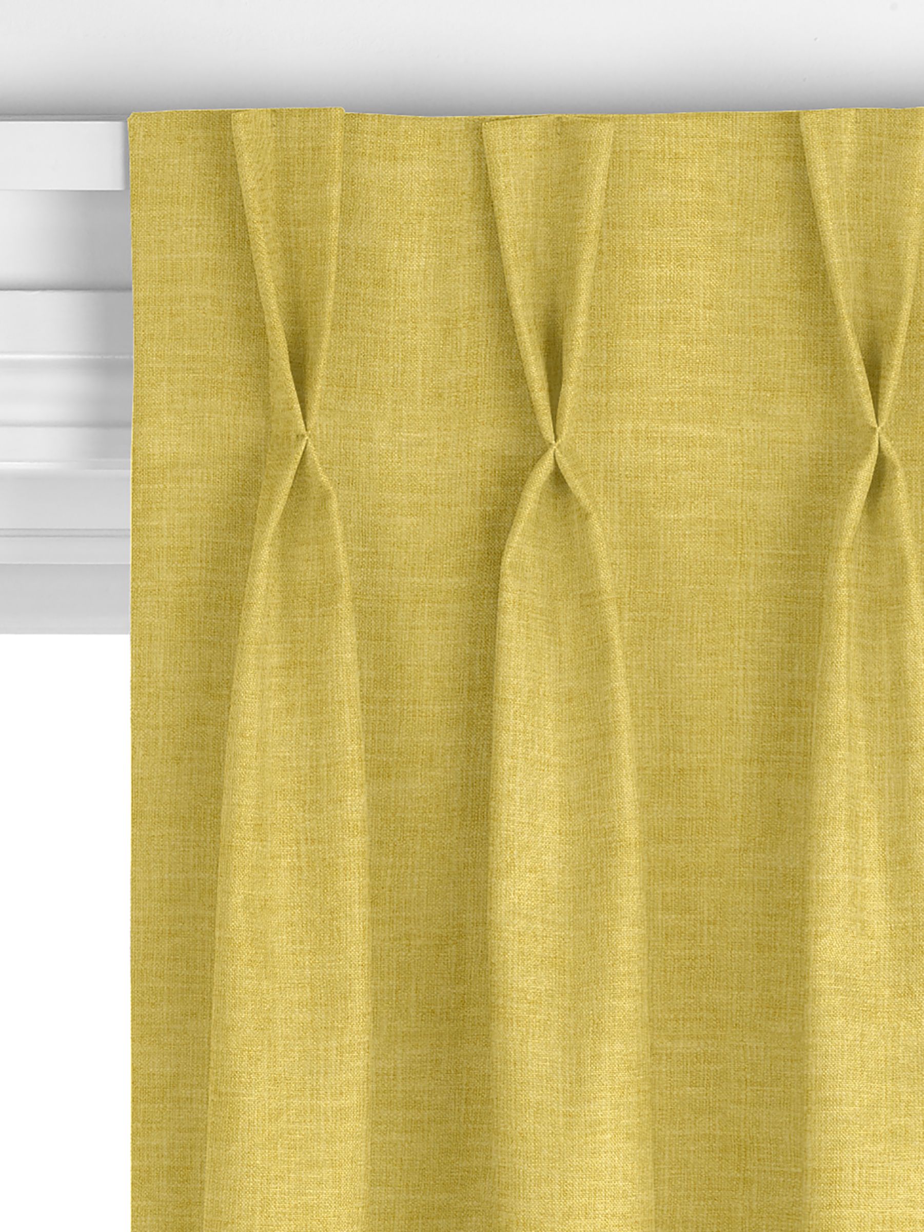 John Lewis Cotton Blend Made to Measure Curtains, Saffron