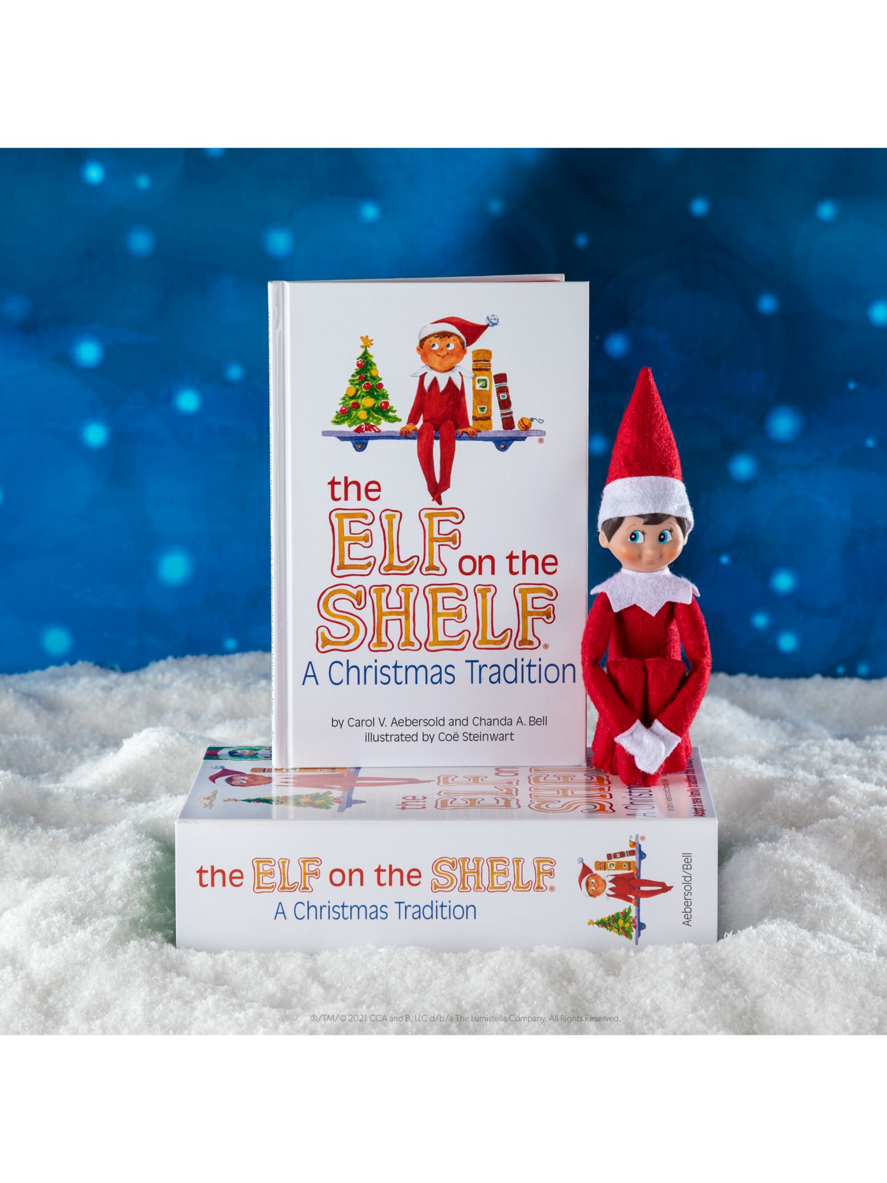 The Elf on the Shelf Book & Boy Elf with Blue Eyes Set